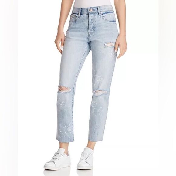 Pistola High-Rise Astrology Straight-Leg Jeans in What's Your Sign Size 27 - Picture 1 of 9
